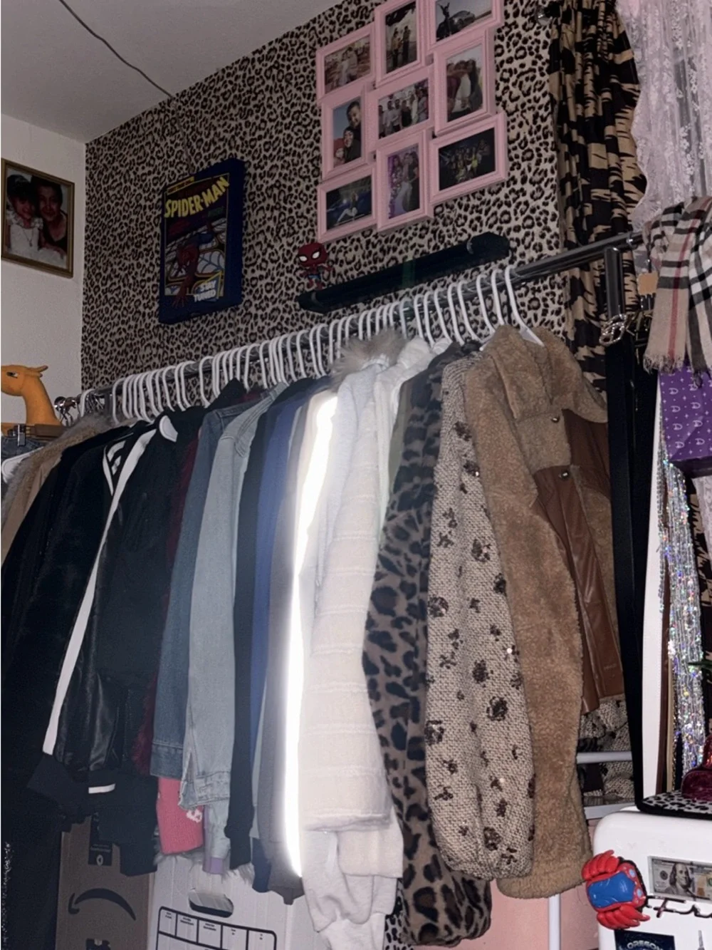Adjustable Rolling Garment Rack - Chrome Finish